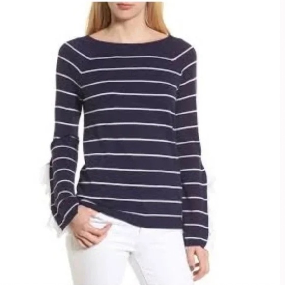 Chelsea28 Ruffle Sleeve Sweater - Picture 1 of 5